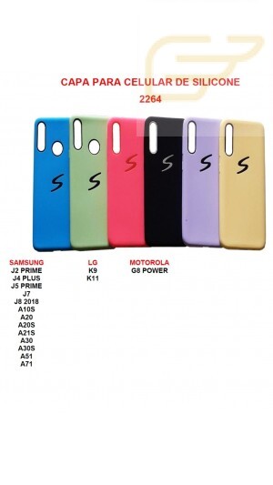 (SEM TROCA) CAPINHA PARA CELULAR DE SILICONE 7