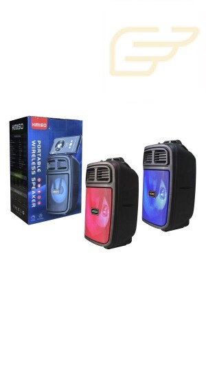 CAIXA DE SOM BLUETOOTH COM SUPORTE PARA CELULAR KIMISO KM-2001