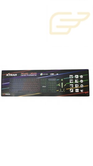 KIT TECLADO E MOUSE GAMER XTRAD HK8600