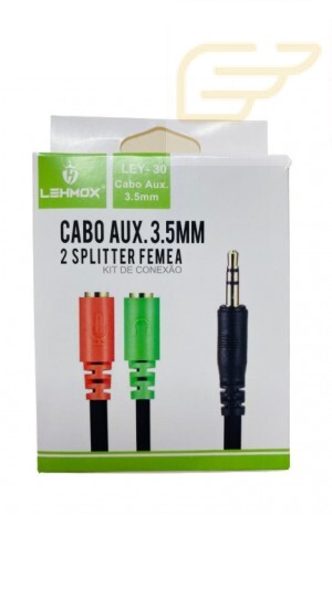 CABO AUXILIAR 3.1MM 2 SPLITTER FEMEA LEHMOX LEY-30
