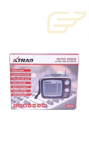 CAIXA DE SOM BLUETOOTH AM FM XTRAD XDG-34