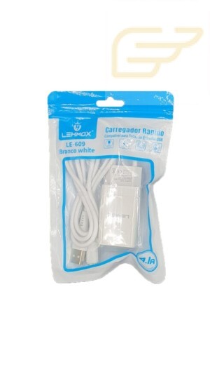 CARREGADOR RAPIDO MICRO USB 4.1A LEHMOX LE-609