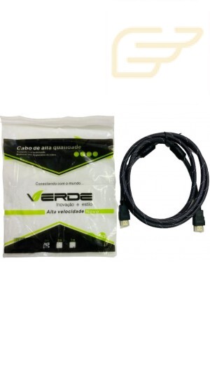 CABO HDMI COM ALTA VELOCIDADE VERDE HDTV-2M