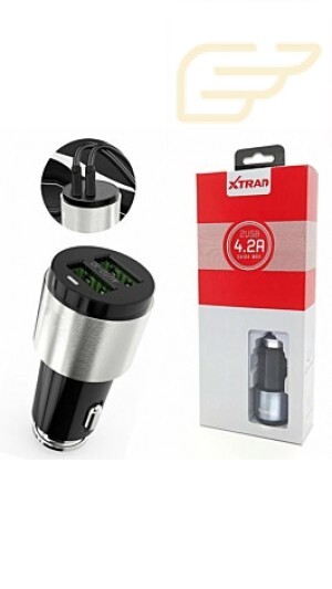 CARREGADOR VEICULAR 2USB 4.2A XTRAD