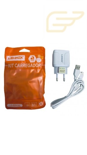 CARREGADOR LIGHTNING 3.1A LEHMOX LE-520