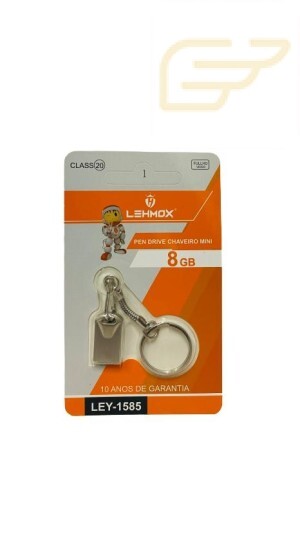 PEN DRIVE MINI CHAVEIRO 8GB LEHMOX LEY-1585