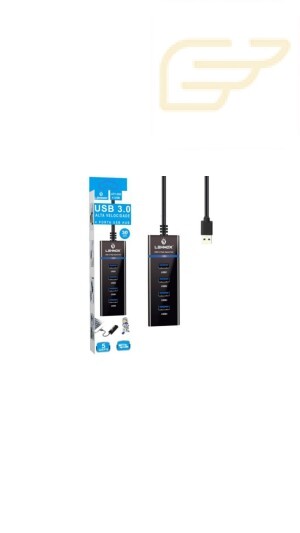 HUB USB 3.0 COM 4 PORTAS DE ALTA VELOCIDADE 5GBPS LEHMOX LEY-200