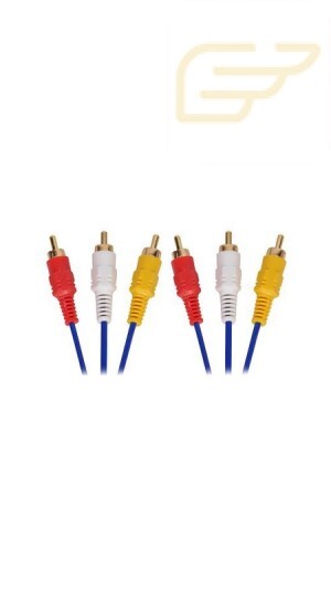 CABO DE VIDEO 3RCA/3RCA 1.5M LELONG LE-1013