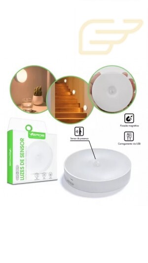 LUMINARIA NOTURNA COM SENSOR DE MOVIMENTO VERDE GYD-2070