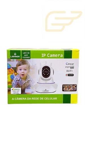 CAMERA IP APP YOOSEE COM 3 ANTENAS LEHMOX LEY-19
