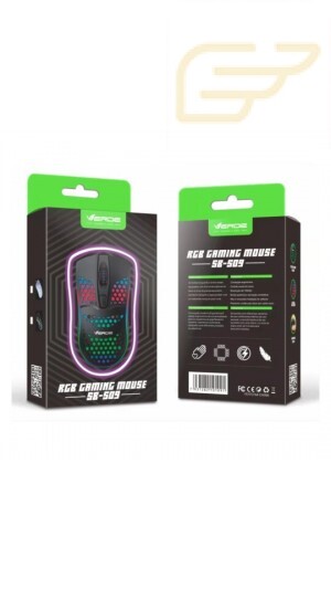 MOUSE RGB GAMING COM CABO USB VERDE SB-S09