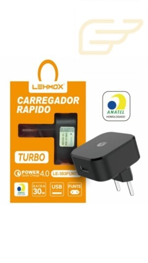 FONTE USB TURBO 4.0 LEHMOX LE-353FUNTE