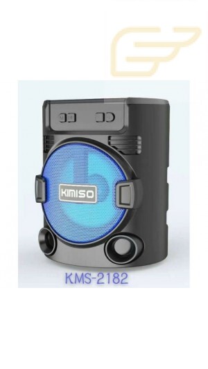 CAIXA DE SOM BLUETOOTH COM LED E SUPORTE KIMISO KMS-2182