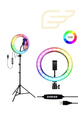 RING LIGHT RGB 3D-36 COM TRIPE 1,90M XTRAD BJ-360RGB-1