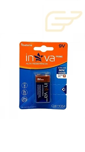 PILHA 9V ALTA RESISTENCIA INOVA CELL-11054