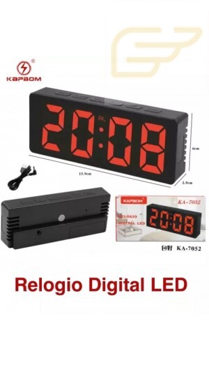 RELOGIO DIGITAL LED KAPBOM KA-7052