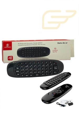 CONTROLE/TECLADO WIRELESS 2.4GHZ KAPBOM KA-1999