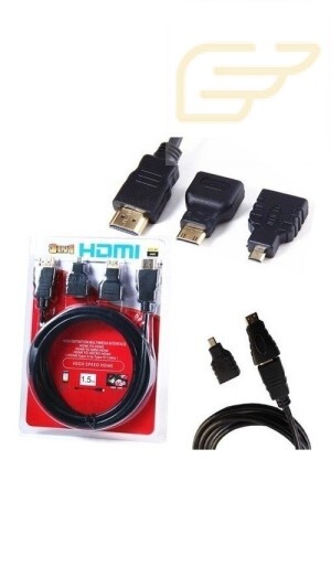CABO ADAPTADOR 3 EM 1 HDMI/V8/MINI HDMI ALTOMEX AL-0388-3IN1