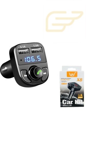 ADAPTADOR BLUETOOTH VEICULAR MULTIFUNCIONAL X8 ALTOMEX AL-C183