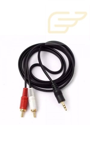 CABO LELONG AUXILIAR P2 X 2RCA 1.5METROS LE-1008