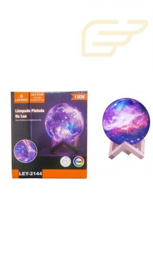 LUMINÁRIA LED LUA PINTADA 13CM LEHMOX LEY-2144