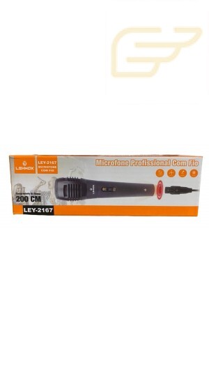MICROFONE PROFISSIONAL COM FIO LEHMOX LEY-2167