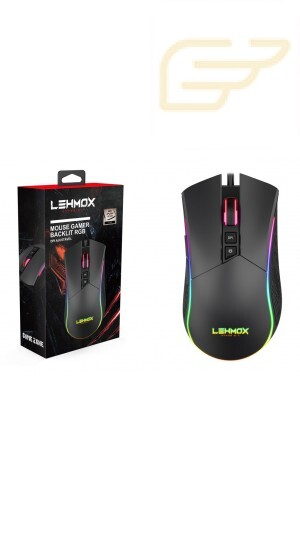 MOUSE GAMER BACKLIT RGB DPI AJUSTAVEL LEHMOX GT-M2