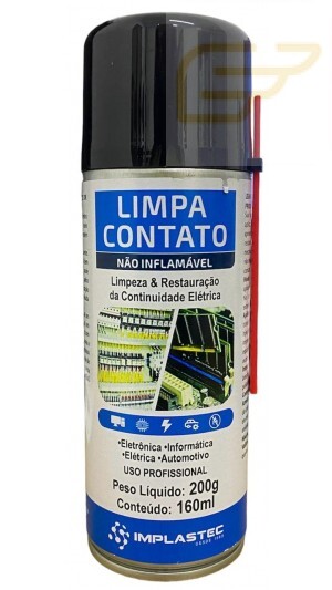 SPRAY LIMPA CONTATO 200G NÃO INFLAMAVEL IMPLASTEC PALC020012