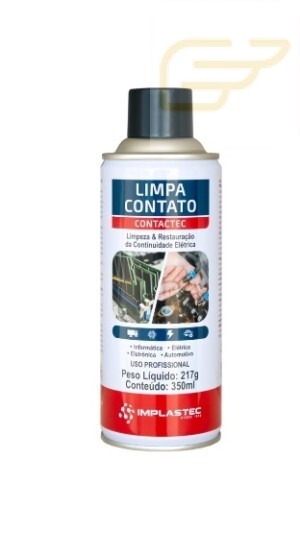 SPRAY LIMPA CONTATO 350ML INFLAMAVEL CONTACTEC IMPLASTEC PACT021724