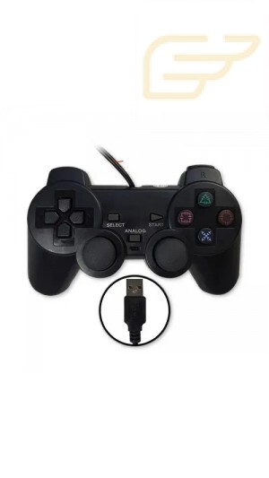 CONTROLE JOYSTICK USB PC DOUBLESHOCK KAP-2U