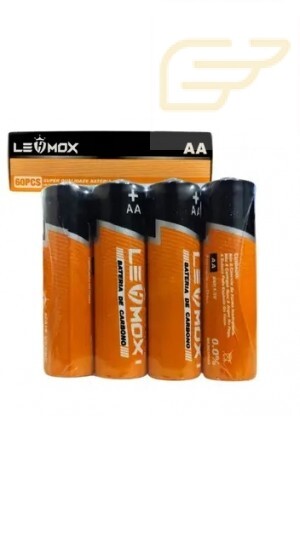 PILHA COM 4 UNIDADES AA LEHMOX LE-5AA
