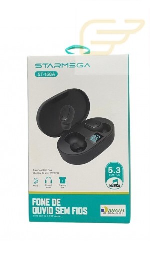 FONE DE OUVIDO BLUETOOTH 5.3 STARMEGA ST-158A