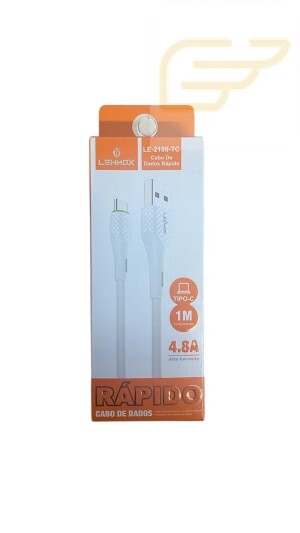 CABO DE DADOS RAPIDO USB TIPO C LEHMOX LE-2100-TC