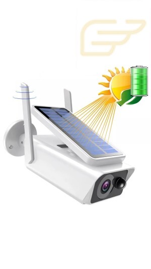 CAMERA WIFI COM PAINEL SOLAR IJACK Q1