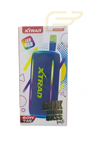 CAIXA DE SOM BHX SOUND BASS 60W TWS XTRAD XDG-203