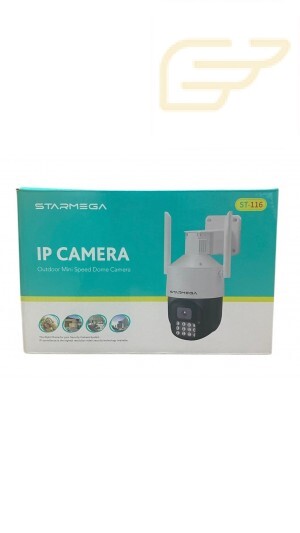 CAMERA DE SEGURANÇA MINI SPEED DOME WIFI STARMEGA ST-116