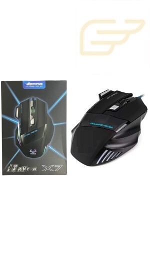 MOUSE GAMER OTICO X7 GAMING PARA JOGO VERDE SB-X7