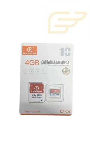 CARTAO DE MEMORIA 4GB KAPBOM KA-C4