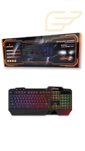 TECLADO GAMER RGB COM APOIO PARA PULSO LEHMOX LEY-2082