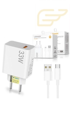 CARREGADOR USB TURBO MICRO 33W LEHMOX LE-405 MICRO