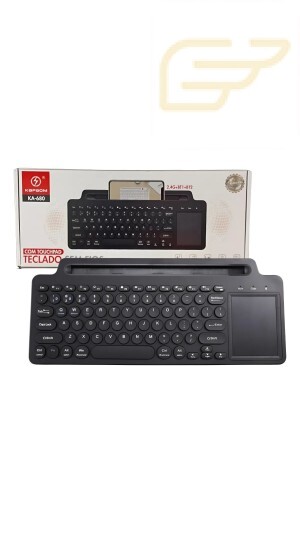 TECLADO SEM FIO COM TOUCHPAD KAPBOM KA-680