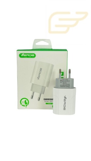 FONTE DE CARREGADOR USB TURBO 3.0 VERDE CDQ-Q2