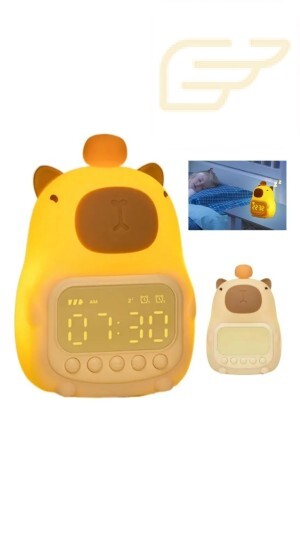 LUMINARIA CAPIVARA COM RELOGIO DIGITAL OHEY DL-998