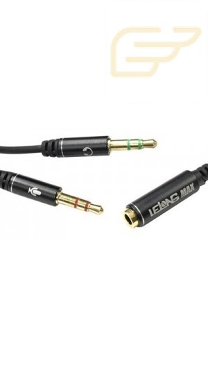 CABO DE AUDIO P3 FEMEA PARA P2MACHO LELONG MAX-0302F